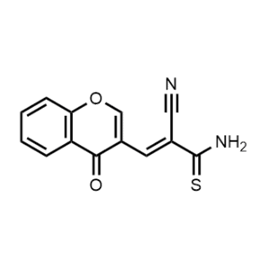 2-Cyano-3-(4-oxo-4H-chromen-3-yl)prop-2-enethioamide|CS-1059531