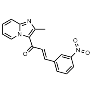 1-(2-Methylimidazo[1,2-a]pyridin-3-yl)-3-(3-nitrophenyl)prop-2-en-1-one|CS-1059589