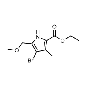 Ethyl 4-bromo-5-(methoxymethyl)-3-methyl-1H-pyrrole-2-carboxylate|CS-1059790