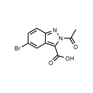 2-Acetyl-5-bromo-2H-indazole-3-carboxylic acid|CS-1059802