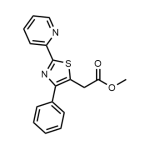 Methyl 2-(4-phenyl-2-(pyridin-2-yl)thiazol-5-yl)acetate|CS-1059940