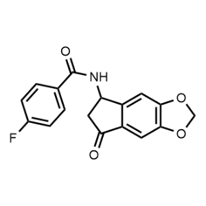 4-Fluoro-N-(7-oxo-6,7-dihydro-5H-indeno[5,6-d][1,3]dioxol-5-yl)benzamide|CS-1059946
