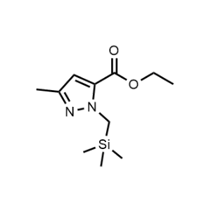 Ethyl 3-methyl-1-((trimethylsilyl)methyl)-1H-pyrazole-5-carboxylate|CS-1059993