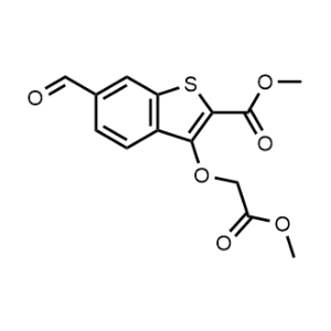 Methyl 6-formyl-3-(2-methoxy-2-oxoethoxy)benzo[b]thiophene-2-carboxylate|CS-1060009