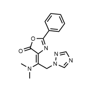 4-(1-(Dimethylamino)-2-(1H-1,2,4-triazol-1-yl)ethylidene)-2-phenyloxazol-5(4H)-one|CS-1060145