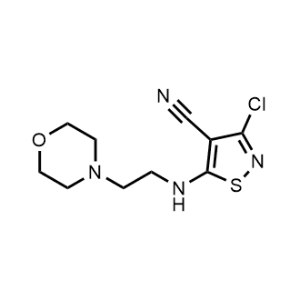3-Chloro-5-((2-morpholinoethyl)amino)isothiazole-4-carbonitrile|CS-1060182