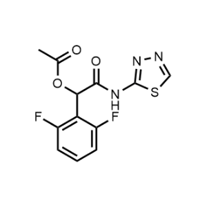 2-((1,3,4-Thiadiazol-2-yl)amino)-1-(2,6-difluorophenyl)-2-oxoethyl acetate|CS-1060183