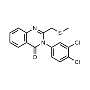 3-(3,4-Dichlorophenyl)-2-((methylthio)methyl)quinazolin-4(3H)-one|CS-1060379