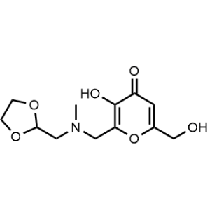 2-((((1,3-Dioxolan-2-yl)methyl)(methyl)amino)methyl)-3-hydroxy-6-(hydroxymethyl)-4H-pyran-4-one|CS-1060424