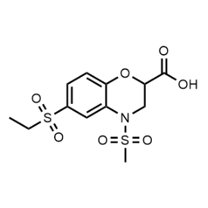 6-(Ethylsulfonyl)-4-(methylsulfonyl)-3,4-dihydro-2H-benzo[b][1,4]oxazine-2-carboxylic acid|CS-1060547