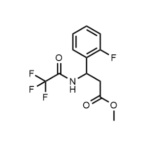 Methyl 3-(2-fluorophenyl)-3-(2,2,2-trifluoroacetamido)propanoate|CS-1060568