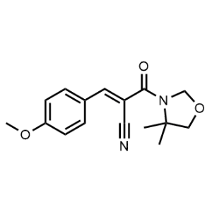 2-(4,4-Dimethyloxazolidine-3-carbonyl)-3-(4-methoxyphenyl)acrylonitrile|CS-1060679