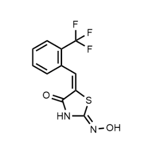 2-(Hydroxyimino)-5-(2-(trifluoromethyl)benzylidene)thiazolidin-4-one|CS-1060692