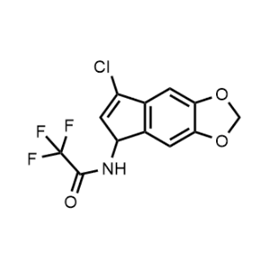 N-(7-Chloro-5H-indeno[5,6-d][1,3]dioxol-5-yl)-2,2,2-trifluoroacetamide|CS-1060700