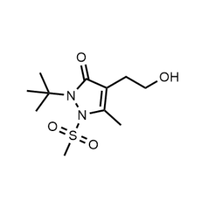 2-(Tert-butyl)-4-(2-hydroxyethyl)-5-methyl-1-(methylsulfonyl)-1,2-dihydro-3H-pyrazol-3-one|CS-1060711