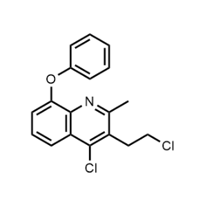 4-Chloro-3-(2-chloroethyl)-2-methyl-8-phenoxyquinoline|CS-1060727