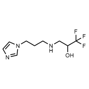 3-((3-(1H-Imidazol-1-yl)propyl)amino)-1,1,1-trifluoropropan-2-ol|CS-1060898