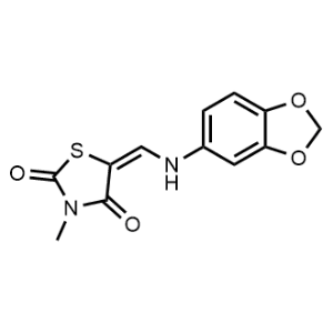 5-((Benzo[d][1,3]dioxol-5-ylamino)methylene)-3-methylthiazolidine-2,4-dione|CS-1061037