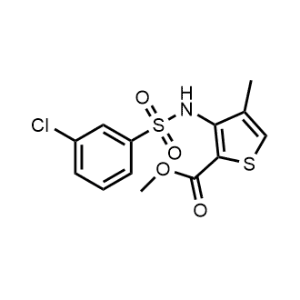 Methyl 3-((3-chlorophenyl)sulfonamido)-4-methylthiophene-2-carboxylate|CS-1061206