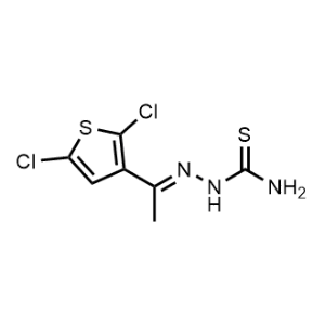 2-(1-(2,5-Dichlorothiophen-3-yl)ethylidene)hydrazine-1-carbothioamide|CS-1061212