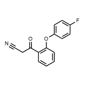 3-(2-(4-Fluorophenoxy)phenyl)-3-oxopropanenitrile|CS-1061250