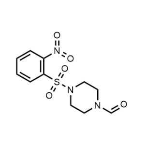 4-((2-Nitrophenyl)sulfonyl)piperazine-1-carbaldehyde|CS-1061306