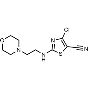 4-Chloro-2-((2-morpholinoethyl)amino)thiazole-5-carbonitrile|CS-1061470