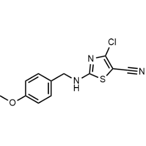 4-Chloro-2-((4-methoxybenzyl)amino)thiazole-5-carbonitrile|CS-1061473