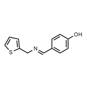4-(((Thiophen-2-ylmethyl)imino)methyl)phenol|CS-1061474
