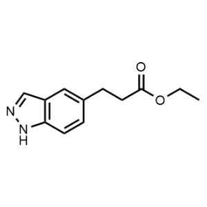 Ethyl 3-(1H-indazol-5-yl)propanoate|CS-1061568