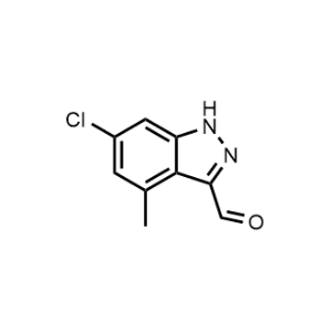 6-Chloro-4-methyl-1H-indazole-3-carbaldehyde|CS-1061593