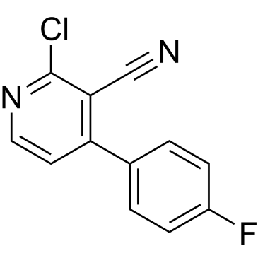 2-Chloro-4-(4-fluorophenyl)nicotinonitrile|CS-1061635