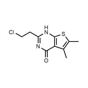 2-(2-Chloroethyl)-5,6-dimethylthieno[2,3-d]pyrimidin-4(1H)-one|CS-1061721
