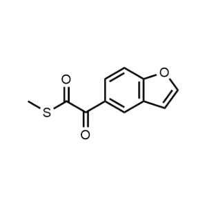 S-Methyl 2-(benzofuran-5-yl)-2-oxoethanethioate|CS-1061914