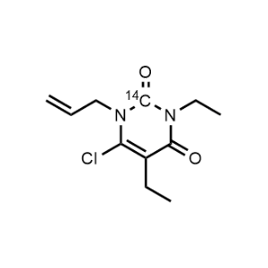 1-Allyl-6-chloro-3,5-diethylpyrimidine-2,4(1H,3H)-dione-2-14c|CS-1061918