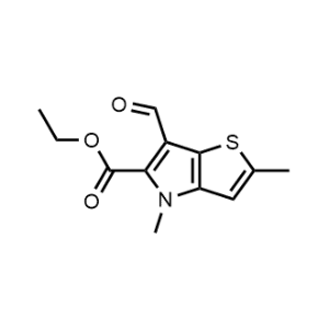 Ethyl 6-formyl-2,4-dimethyl-4H-thieno[3,2-b]pyrrole-5-carboxylate|CS-1061967