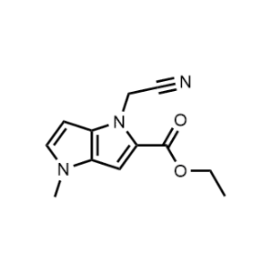 Ethyl 1-(cyanomethyl)-4-methyl-1,4-dihydropyrrolo[3,2-b]pyrrole-2-carboxylate|CS-1062022