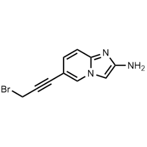 6-(3-Bromoprop-1-yn-1-yl)imidazo[1,2-a]pyridin-2-amine|CS-1062119
