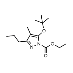 Ethyl 5-(tert-butoxy)-4-methyl-3-propyl-1H-pyrazole-1-carboxylate|CS-1062298