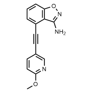 4-((6-Methoxypyridin-3-yl)ethynyl)benzo[d]isoxazol-3-amine|CS-1062304