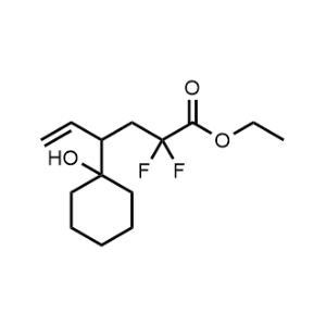 Ethyl 2,2-difluoro-4-(1-hydroxycyclohexyl)hex-5-enoate|CS-1062366
