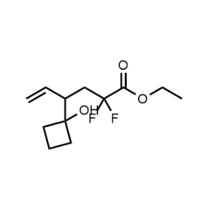 Ethyl 2,2-difluoro-4-(1-hydroxycyclobutyl)hex-5-enoate|CS-1062368