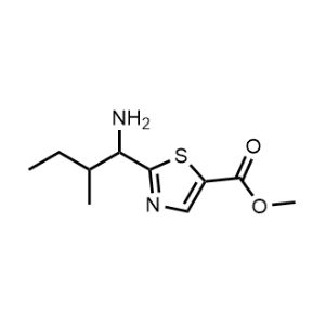Methyl 2-(1-amino-2-methylbutyl)thiazole-5-carboxylate|CS-1062541