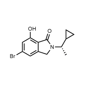 (S)-5-Bromo-2-(1-cyclopropylethyl)-7-hydroxyisoindolin-1-one|CS-1062731