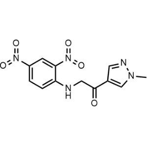 2-((2,4-Dinitrophenyl)amino)-1-(1-methyl-1H-pyrazol-4-yl)ethan-1-one|CS-1062761
