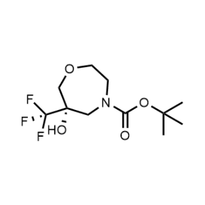 Tert-butyl (S)-6-hydroxy-6-(trifluoromethyl)-1,4-oxazepane-4-carboxylate|CS-1062800