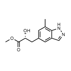 Methyl (R)-2-hydroxy-3-(7-methyl-1H-indazol-5-yl)propanoate|CS-1062836