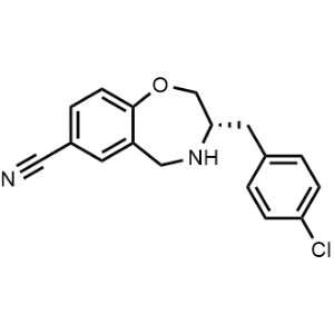 (S)-3-(4-Chlorobenzyl)-2,3,4,5-tetrahydrobenzo[f][1,4]oxazepine-7-carbonitrile|CS-1062911
