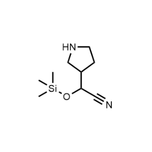 2-(Pyrrolidin-3-yl)-2-((trimethylsilyl)oxy)acetonitrile|CS-1062924