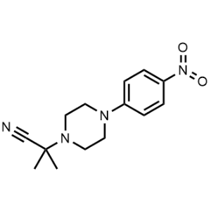 2-Methyl-2-(4-(4-nitrophenyl)piperazin-1-yl)propanenitrile|CS-1062936